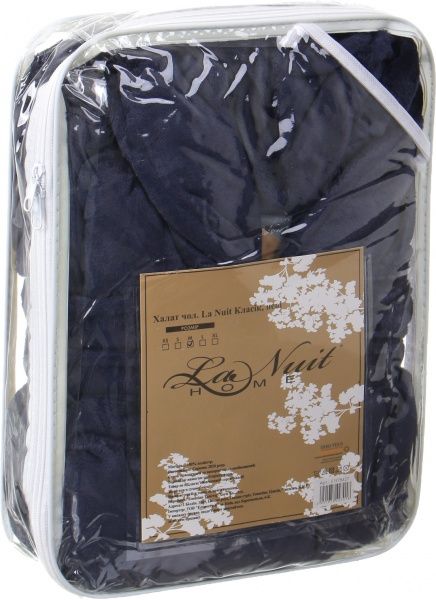 Халат чоловічий La Nuit Класік р. M димка 