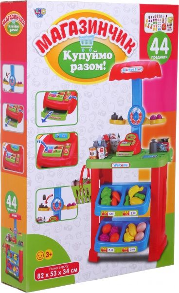 Кассовый аппарат Limo Toy с аксессуарами 44 шт. 82х53х34 см ODT028143