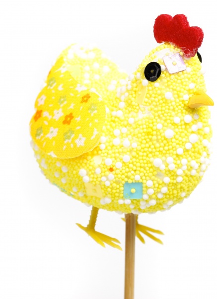 Декорация пасхальная Shunda Курочка 6х27 см в ассортименте (SD12-203162)