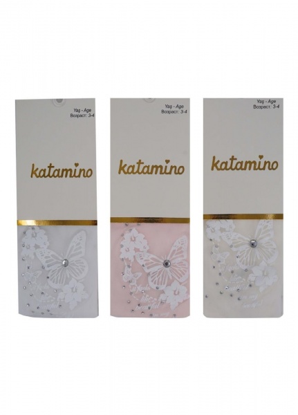 Колготки для девочек KATAMINO K62076р.80-92 белый 