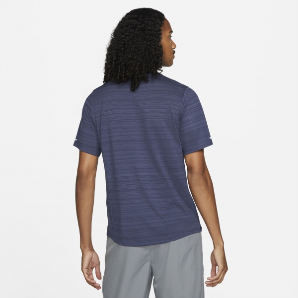 Футболка Nike M NK DF MILER TOP SS CU5992-437 р.M фіолетовий