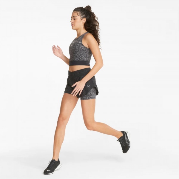 Майка Puma RUN HIGH SHINE CROP TANK 52106656 р.L сірий