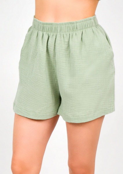 Шорты Roksana MUSLIN №1529 р. L зеленый