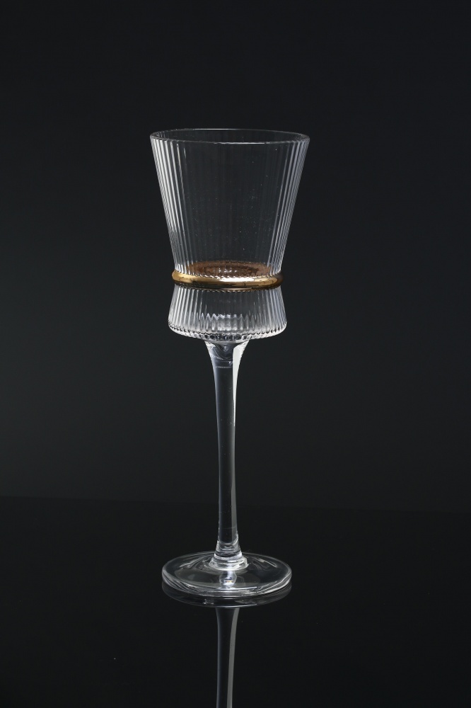 Чарка для лікеру Fiora Golden Ring скло 125 мл 1 шт.