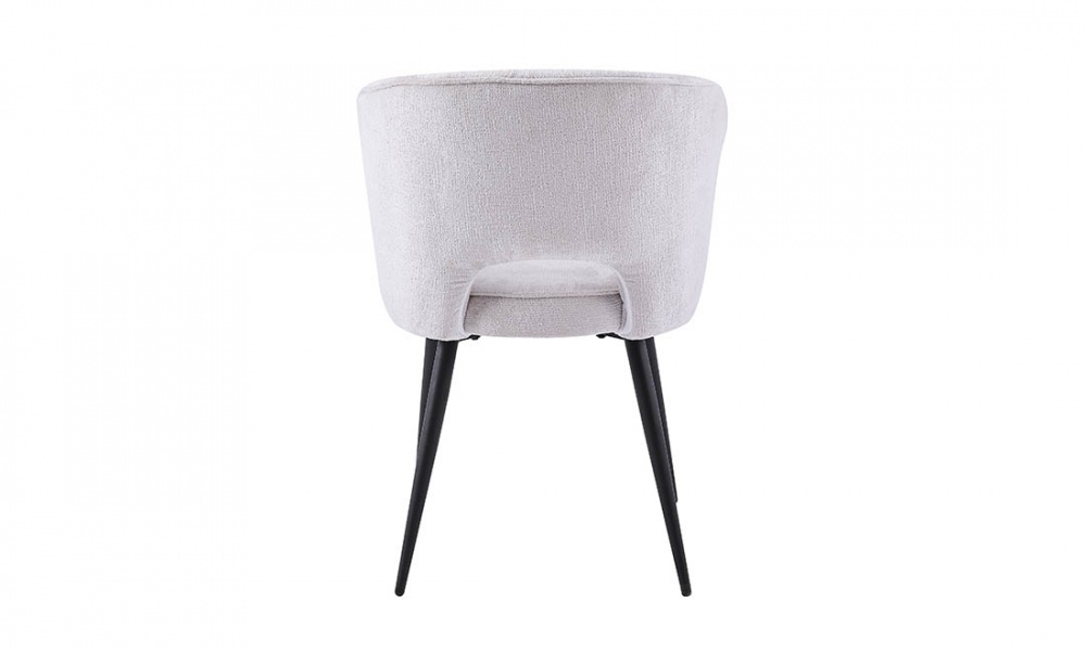 Стілець Альдо 590х590х820 мм молочний / чорний