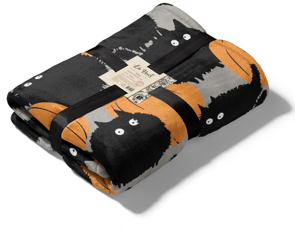 Плед Cats 200x220 см мультиколор La Nuit