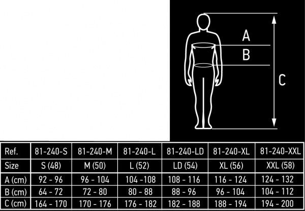 Полукомбинезон рабочий NEO tools 81-240 р. XL серый