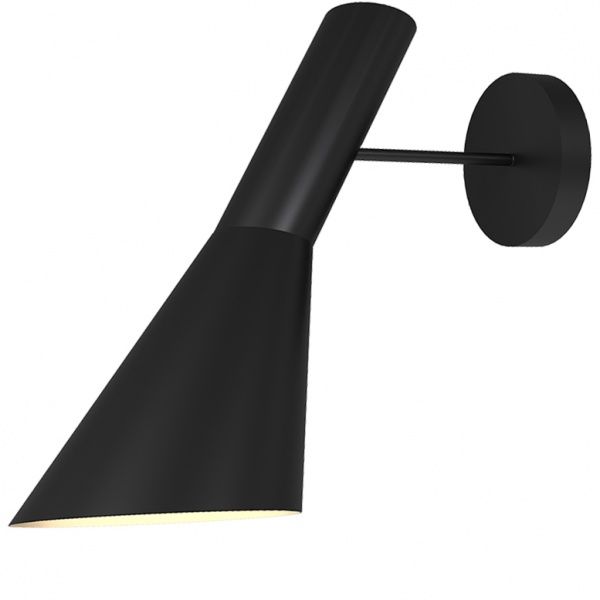 Бра Hopfen 1x40 Вт E27 чорний DE 1 LOFT 