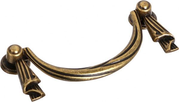 Мебельная ручка D-020 G4 96 мм античная бронза DC 79544
