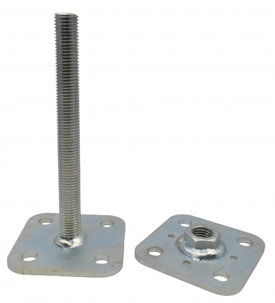 Опора колони гвинтова регульована 80х80/80х80 (М16х160) 1 шт. 