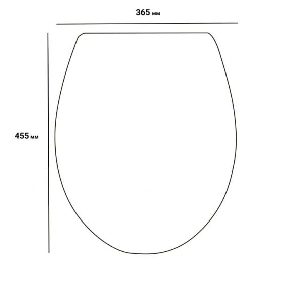 Сиденье для унитаза Rapal Home Soft Close 209S 3D-дизайн дюропласт
