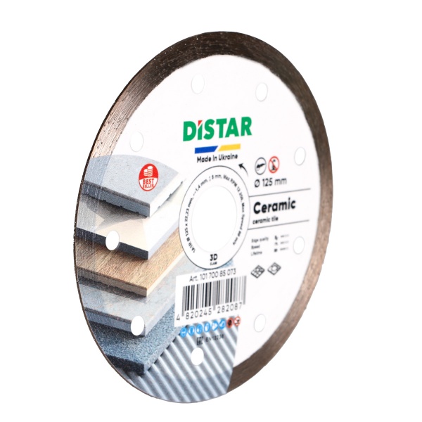 Диск алмазний відрізний Distar 1A1R 125 CERAMIC 125x1,4x22,23 10170085073