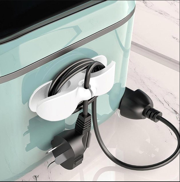 Тримач фіксатор для кабелів самоклеючий 103х28 мм