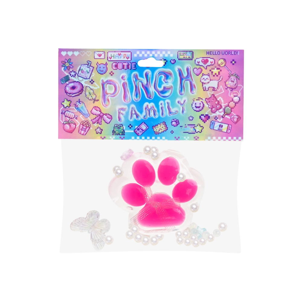 Игрушка-антистресс Shantou сквиш кошачья лапка C7803