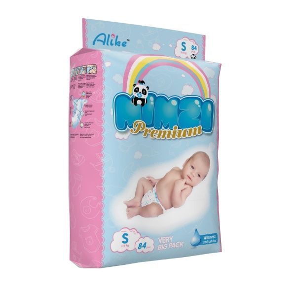 Подгузники Mimzi S 3-6 кг 84 шт.
