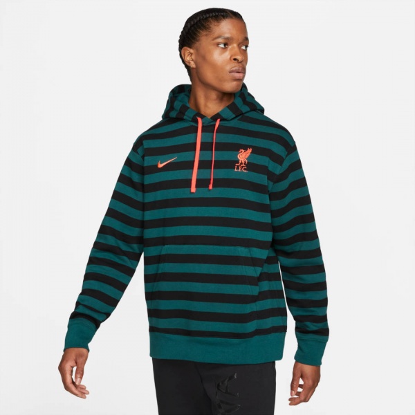 Джемпер Nike LFC M NSW CLUB HOODIE PO BB DB2955-375 р. XL зелений