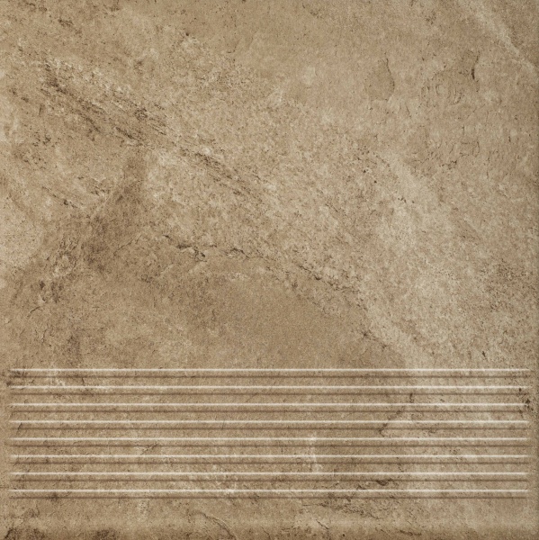 Клинкерная плитка Mattone Pietra Ochra Stopnica Prosta 30x30 Ceramika Paradyz