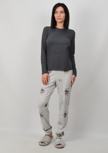 Пижама женская Roksana Good Night №1417/16110 р. 46 графит