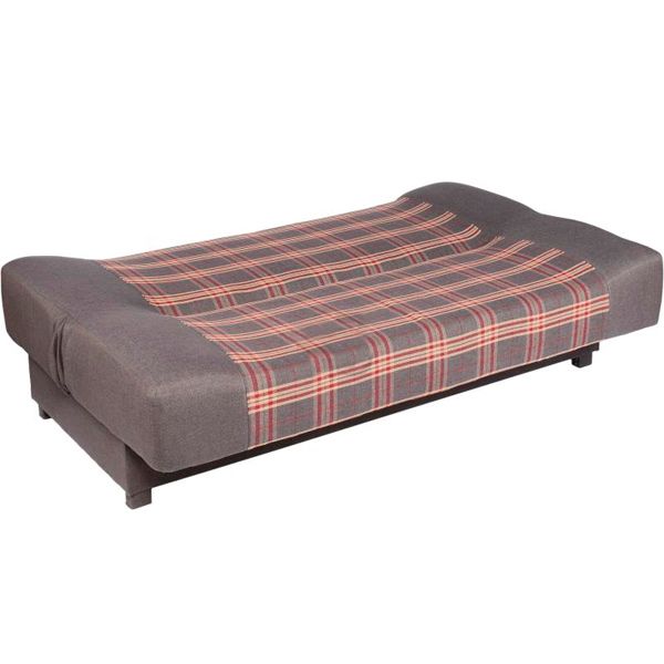 Диван Берегиня Кантри 1920х970х970 мм серый в клеточку