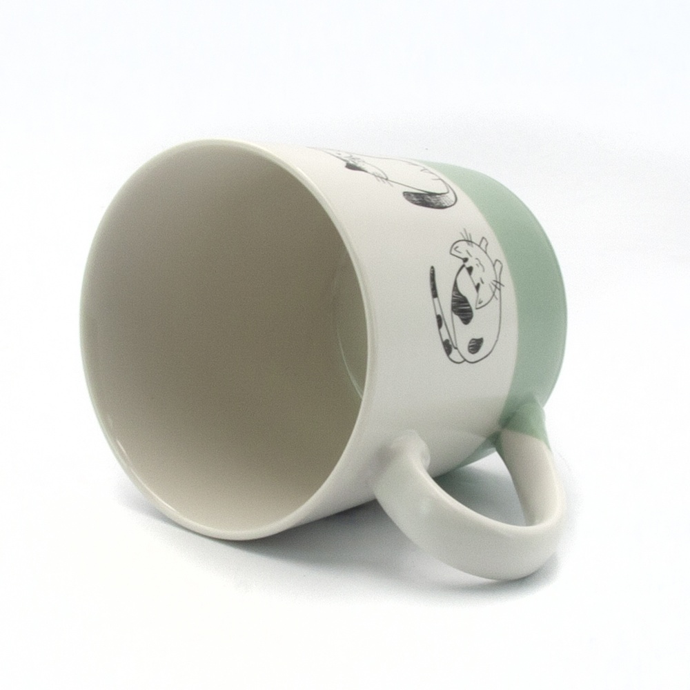 Чашка Milika Fawnera CatsGreen 390 мл M0520-B357-G3357B