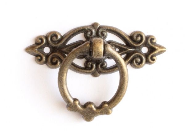 Ручка декоративная 65х28 мм 1 шт. старая бронза