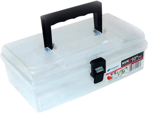 Органайзер для дрібних деталей для метизів Prosperplast прозорий (245x135x85) 5 секцій (NUN10) 10