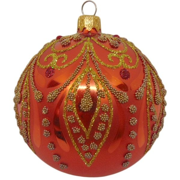 Шар новогодний d80 восточная 9212/27143