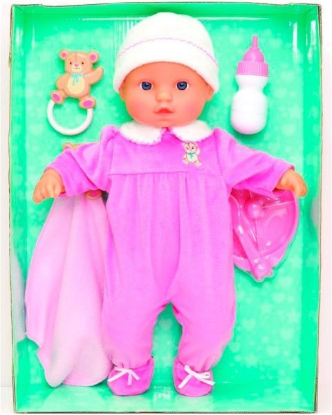 Пупс Lotus Onda мягкий с аксессуарами 14017