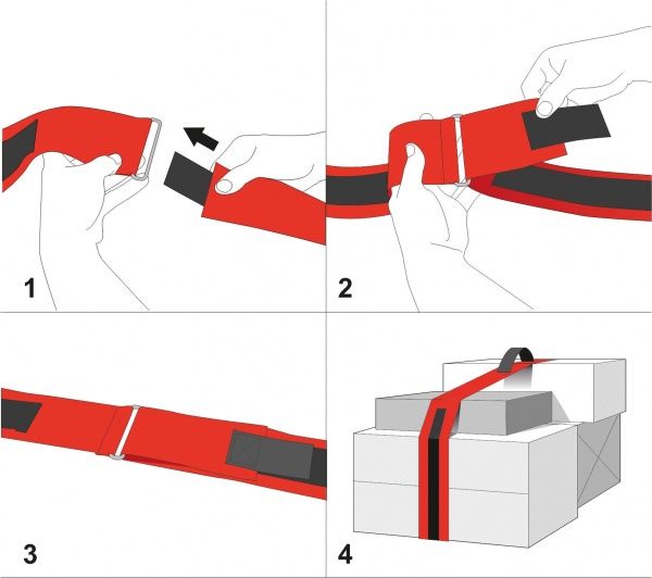 Набір для переміщення вантажів 74723 YATO 5х180 см