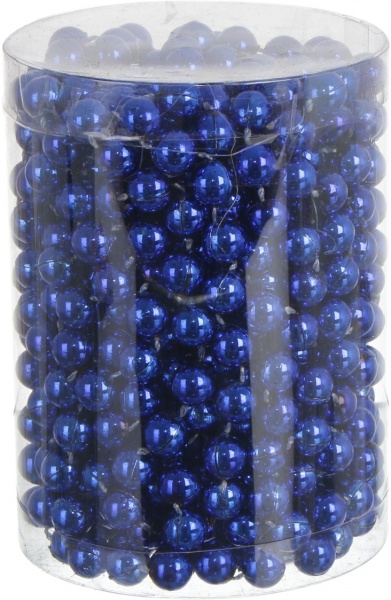 Бусы для елки 10 мм 8 м в ассортименте