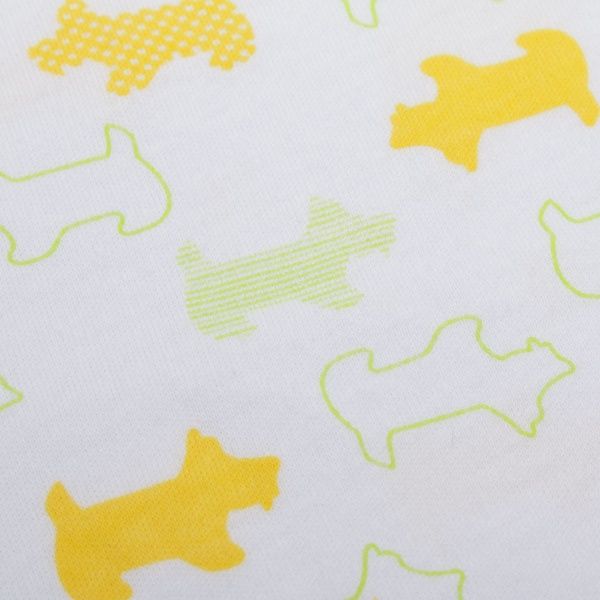 Боди детское Domtex Песики р.68 белый с принтом 155711 