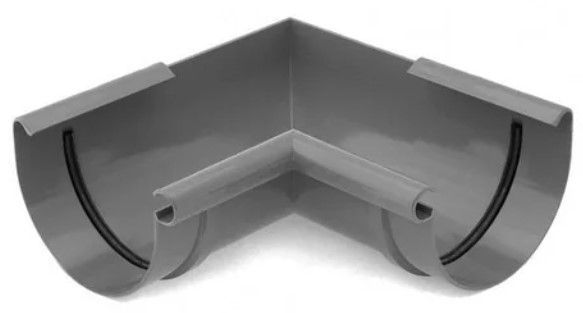 Кут внутренний Bryza 90° 100 мм графит 