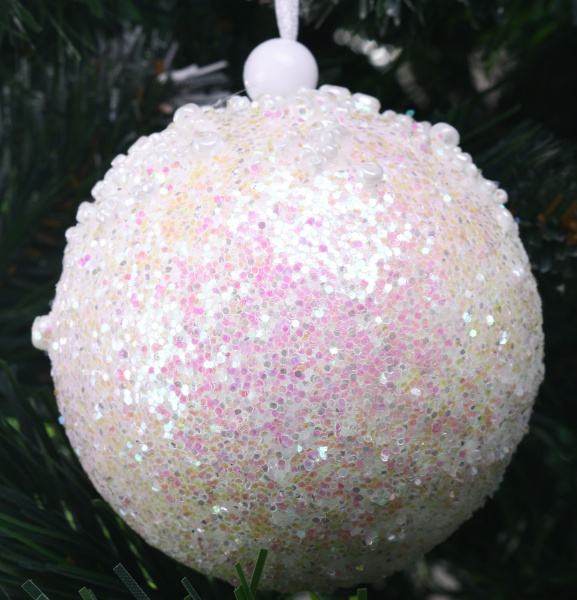 Шар новогодний 8х10 см в ассортименте CAA115000