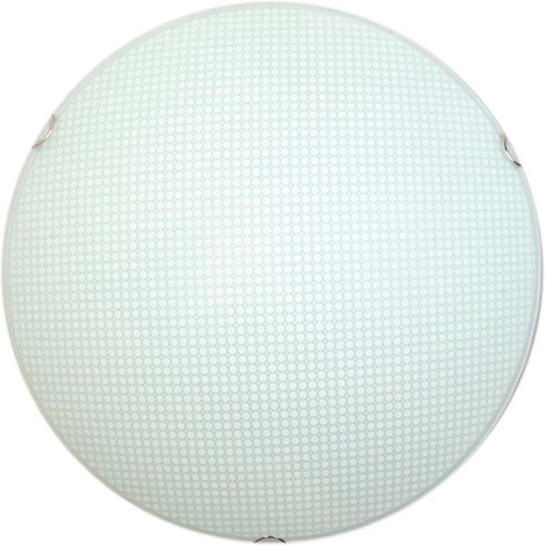 Світильник настінно-стельовий Геотон НББ 01-2х100-583 7613 2x100 Вт E27 білий 33393 