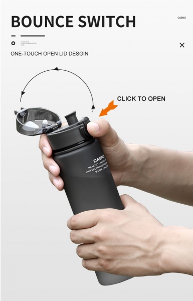 Пляшка спортивна 560 мл Casno зелений KXN-1115_Green