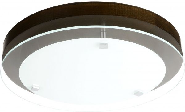 Светильник настенно-потолочный Декора НББ Шервуд 31850 2x60 Вт E27 орех 14849 