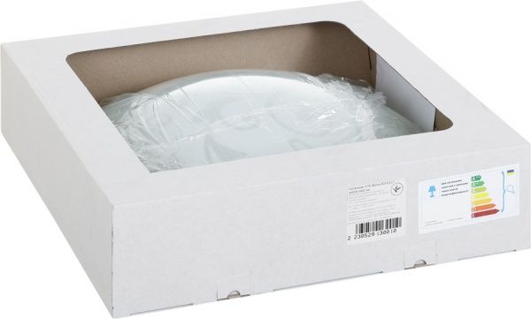 Світильник настінно-стельовий УТ Сяйво НПБ Весна 3x60 Вт E27 білий 4019 