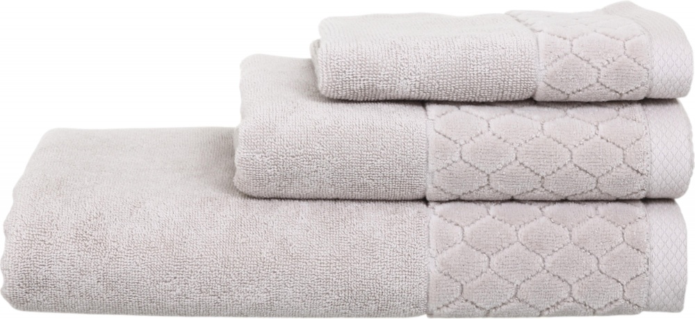 Рушник махровий VELOUR CELLS 70x140 см бежевий La Nuit