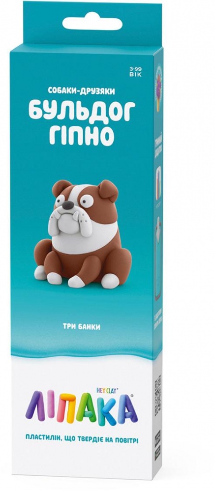 Набір пластиліну Lipaka Собаки-друзяки Бульдог Гіпно 30148-UA01