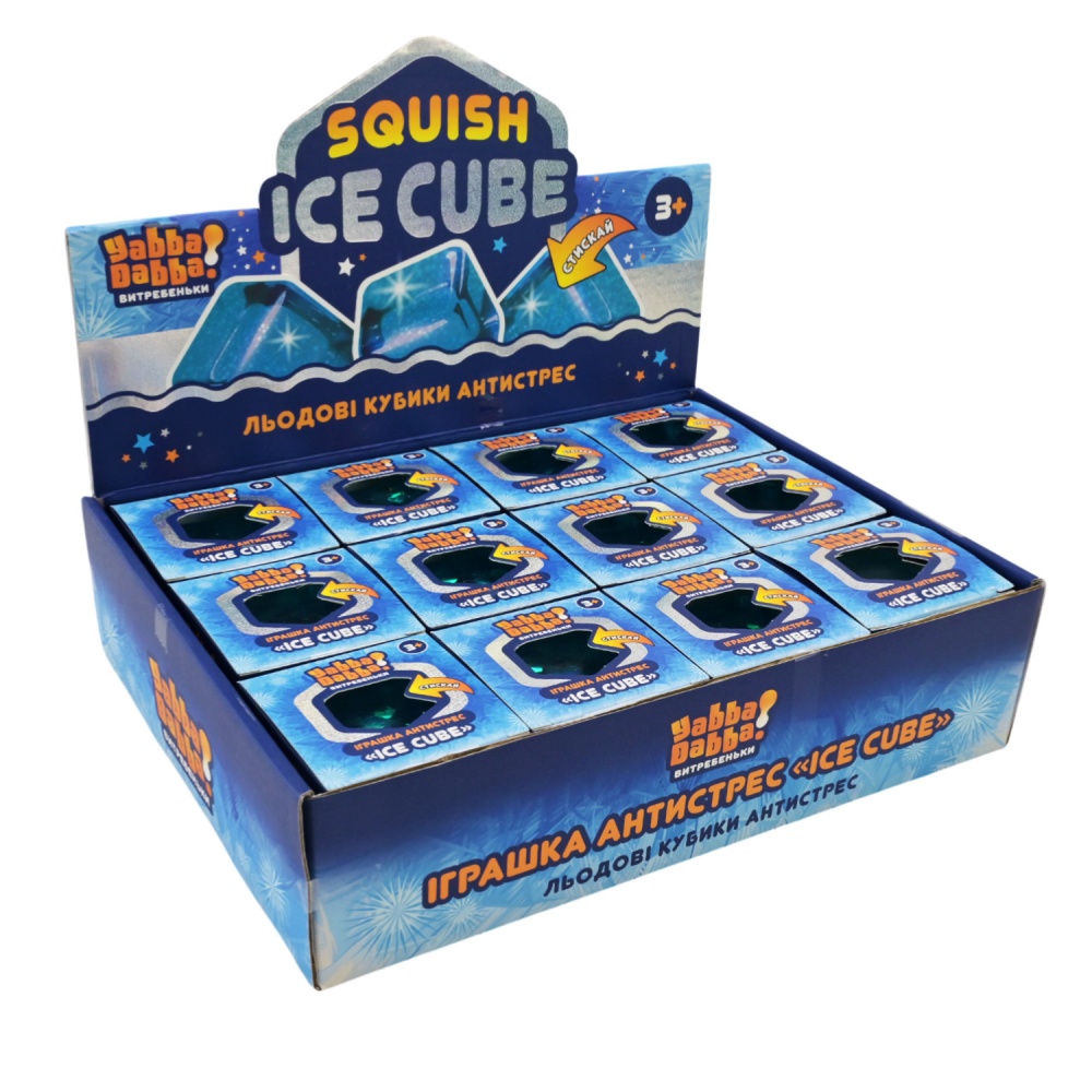 Игрушка-антистресс Yabba Dabba Куб голубой YD2519