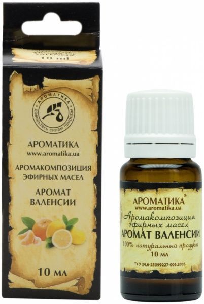 Аромакомпозиція Ароматика Аромат Валенсии 10 мл 