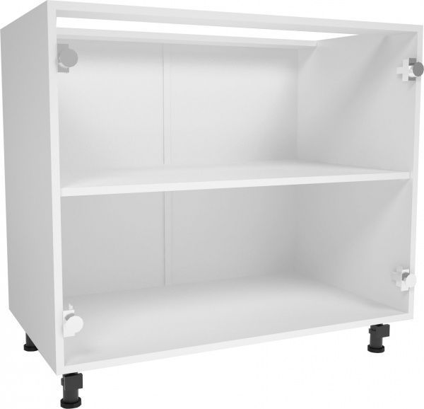 Тумба нижняя распашная 900x820x522 мм белый 