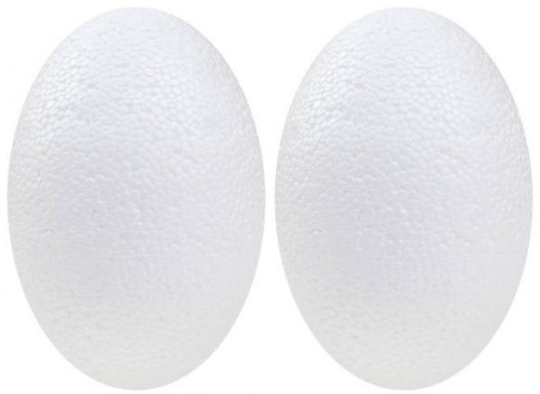 Набір заготовок Яйце 22 см 2 шт білий