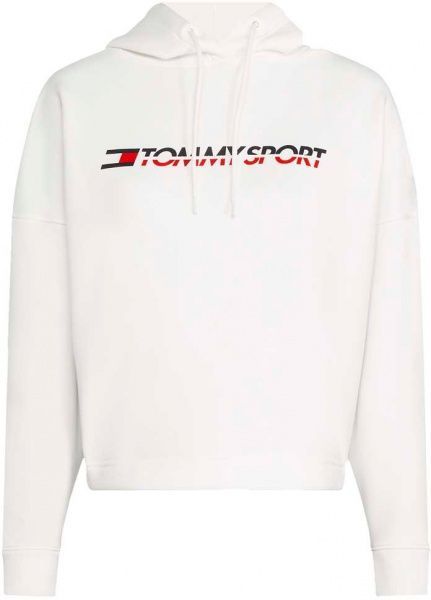 Джемпер Tommy Hilfiger CROPPED FLEECE HOODY S10S100360100 р. M белый