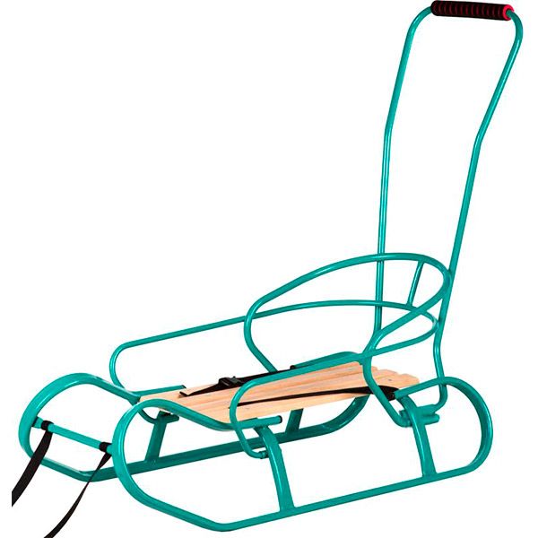Санки металлические Vitan Экспресс бирюза