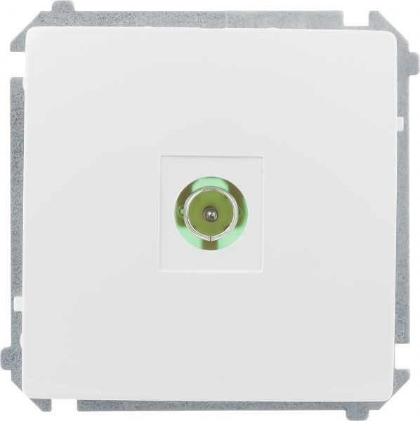 Розетка TV Simon Basic білий BMAK3.01/11