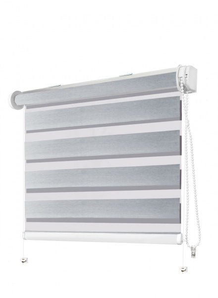 Ролета день-ніч Rollotex День-Ночь струна BH 81 65x150 см біло-срібляста 