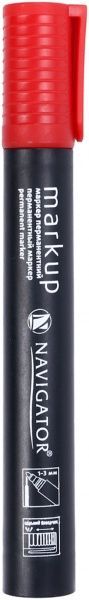 Маркер перманентный Navigator Markup 1-3 мм 73904-NV красный 