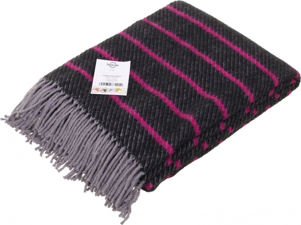 Плед Саккура 140x200 см малиновый Lanavitta 