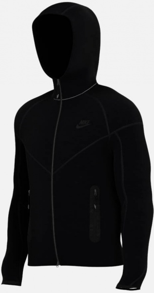 Джемпер Nike M NK TCH FLC FZ WR HOODIE FB7921-010 р.L чорний
